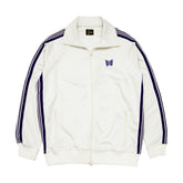 Needles White Navy‑Stripe Track Jacket