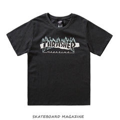 FLAME - TSHIRT - BLACK