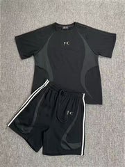 Thug Club Mesh‑Panel Two‑Piece Short Set