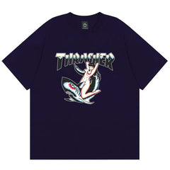 SHARK T-SHIRT - DARK BLUE