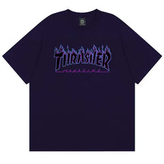 FLAME - TSHIRT - Navy Blue