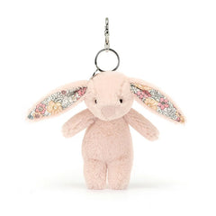 Jellycat Bag Charm Bashful Bunny Blossom Blush 17cm
