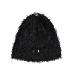 Thugclub Autumn/Winter Metal Star Moon Logo Hairy Knitted Plush Cold Hat 24FW