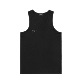 Thug Club 25SS Basic Silver Metal LOGO Retro Sleeveless Base T-shirt Round Neck Solid Color Tank Top