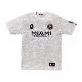 BAPE x Inter Miami CF Camo Tee White