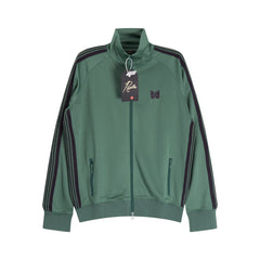 Needles Green Purple‑Stripe Track Jacket