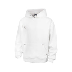 THUG CLUB Stud‑Detail Logo Hoodie