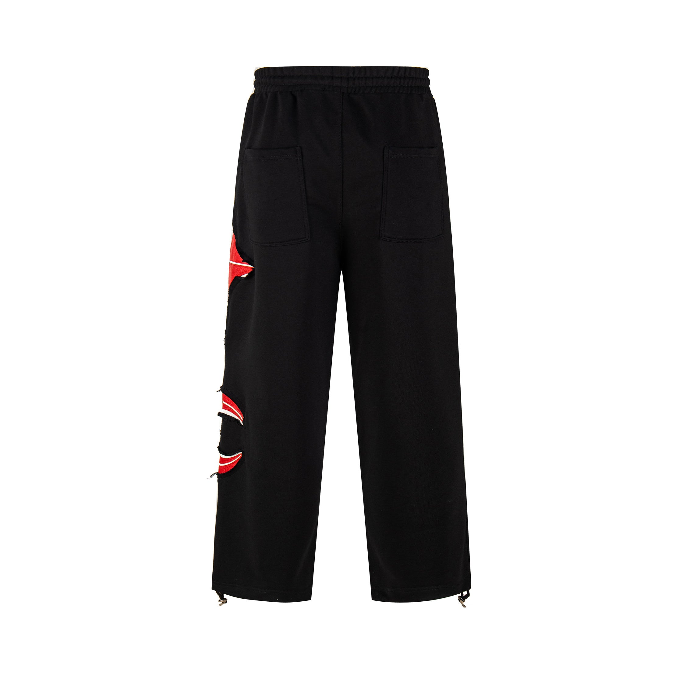 THUG CLUB Patch‑Detail Wide‑Leg Sweat Pants