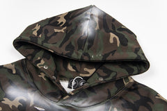 THUG CLUB Camo Spray‑Paint Hoodie