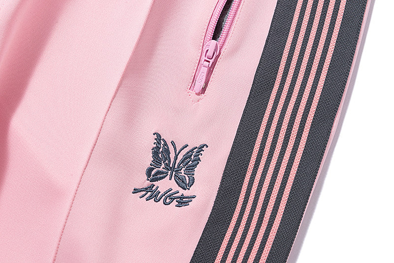 Needles Pink Side‑Stripe Track Pants