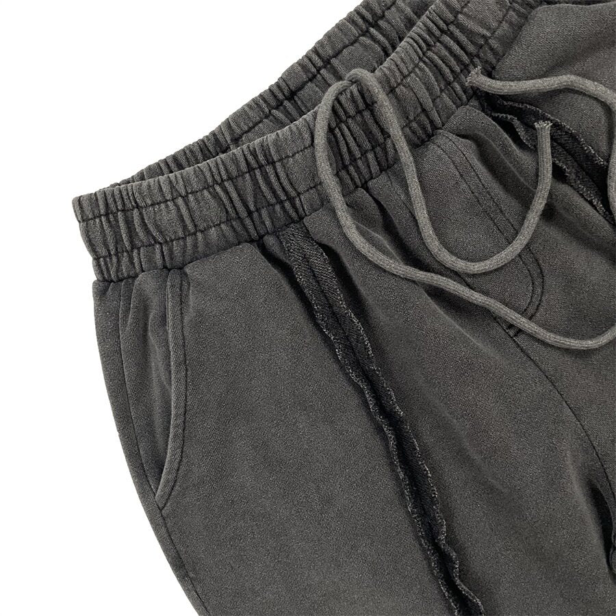 THUG CLUB Washed Loose Drawstring Shorts