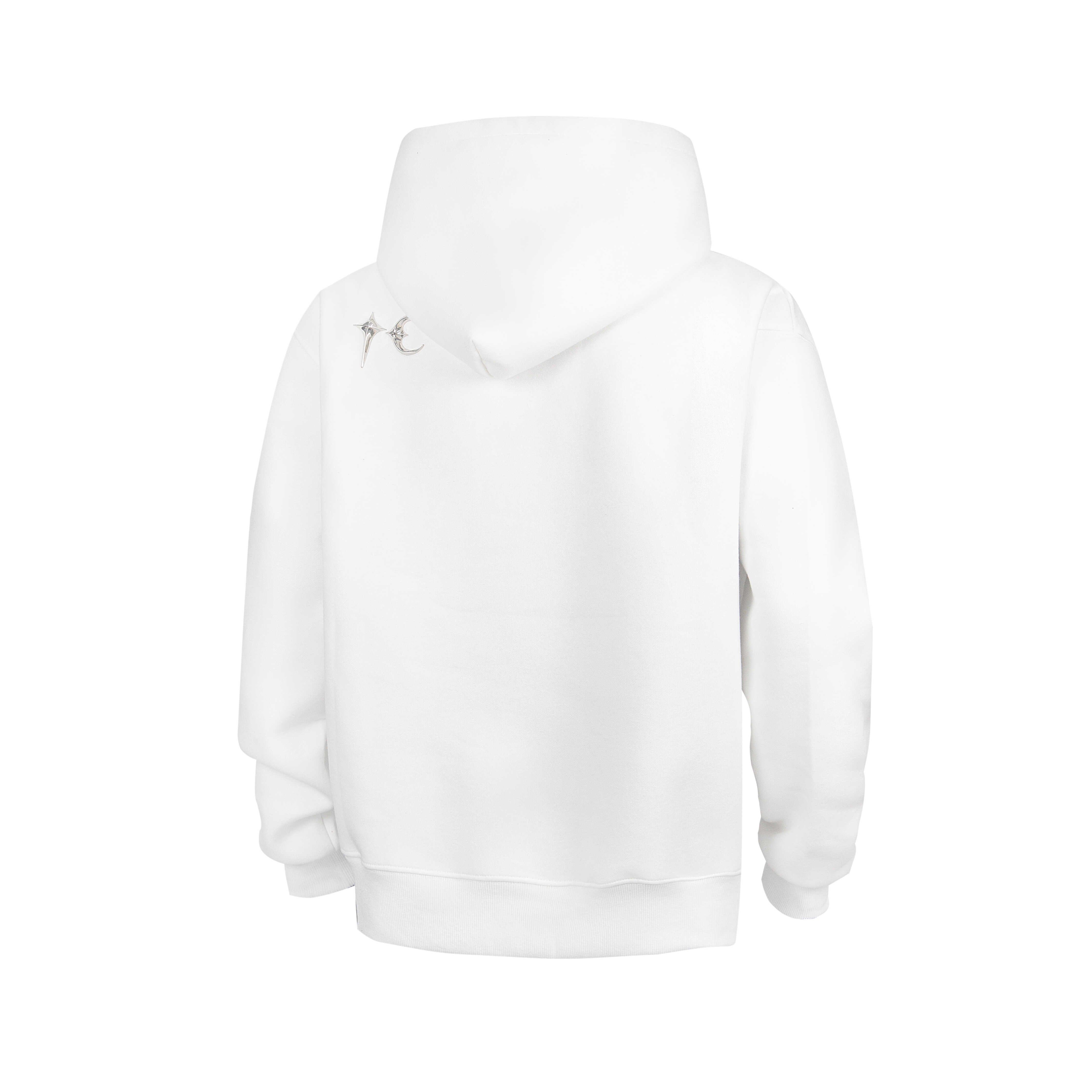THUG CLUB Stud‑Detail Logo Hoodie