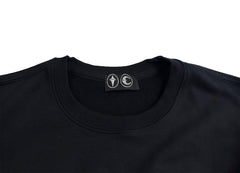 THUG CLUB Metal‑Logo Crewneck Sweatshirt