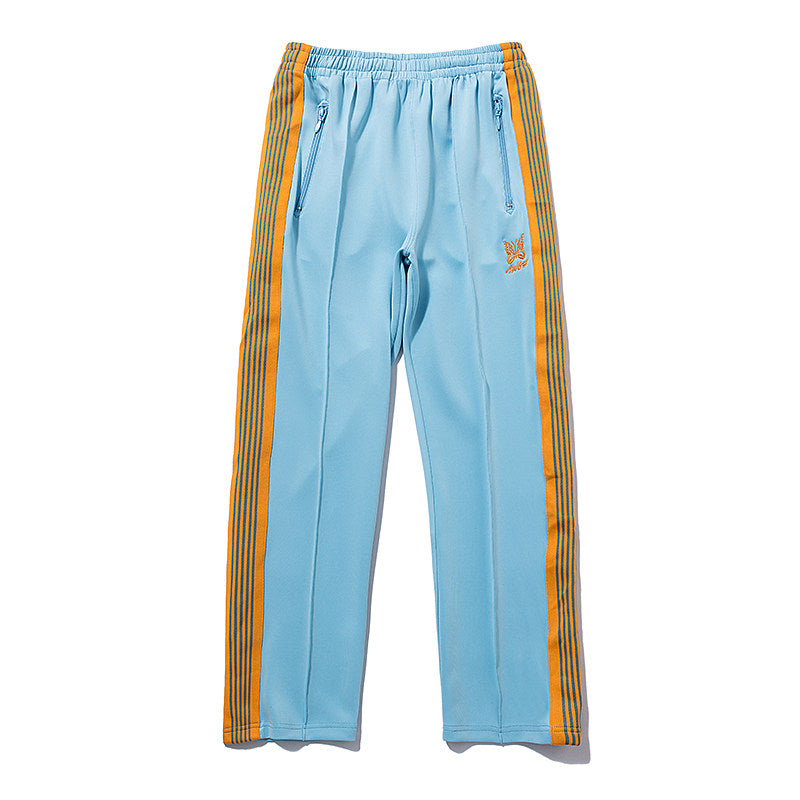 Needles Light‑Blue Orange Side‑Stripe Track Pants