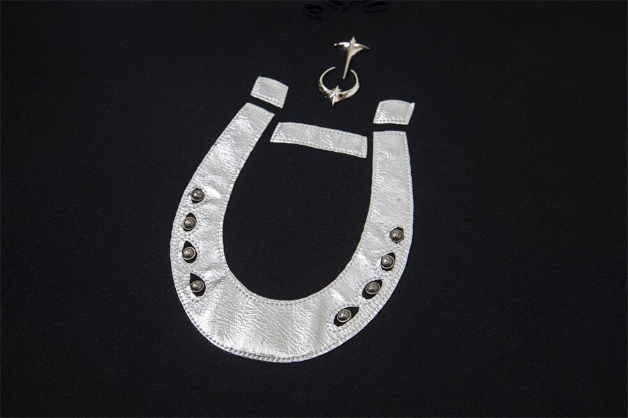 THUG CLUB Horseshoe Distressed Hoodie