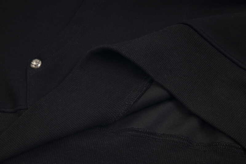 THUG CLUB Rivet‑Accent Logo Hoodie