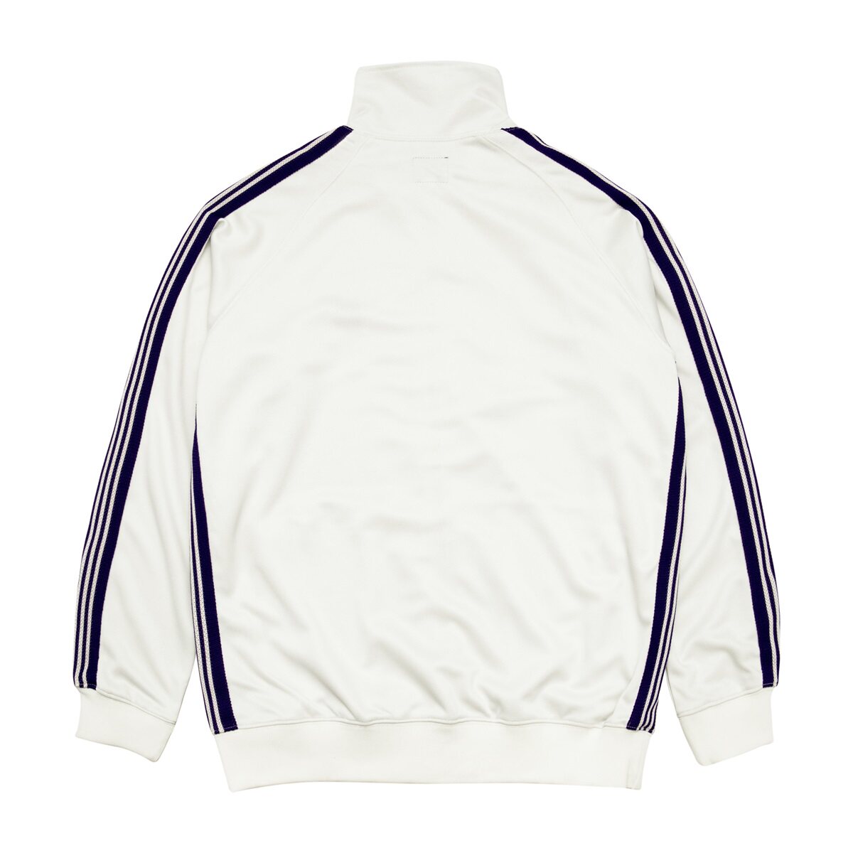 Needles White Navy‑Stripe Track Jacket