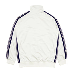 Needles White Navy‑Stripe Track Jacket