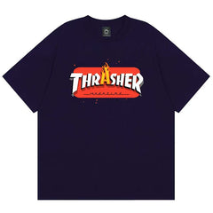 FUEGO T-SHIRT - Navy blue