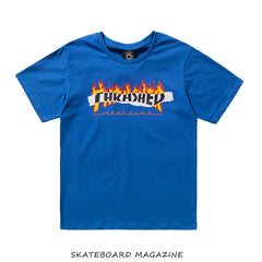 FLAME - TSHIRT - BLUE