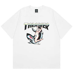 SHARK T-SHIRT -WHITE