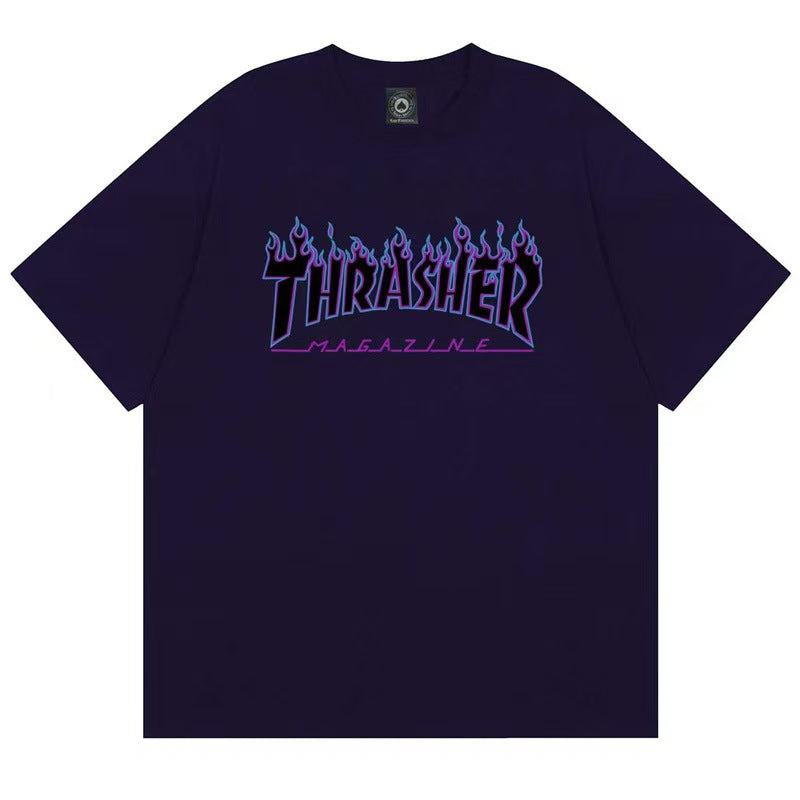 FLAME - TSHIRT - Navy Blue