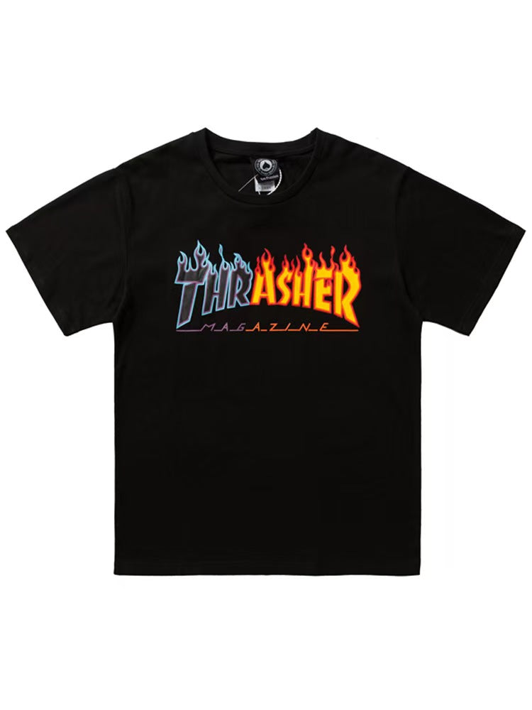 Flame T-SHIRT - BLACK