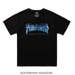 FLAME - TSHIRT - BLACK