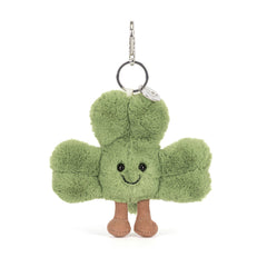 Jellycat Amuseables Siofra Shamrock Bag Charm 10cm