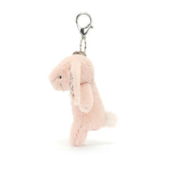 Jellycat Bag Charm Bashful Bunny Blossom Blush 17cm