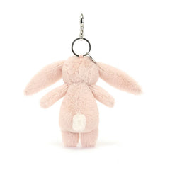 Jellycat Bag Charm Bashful Bunny Blossom Blush 17cm