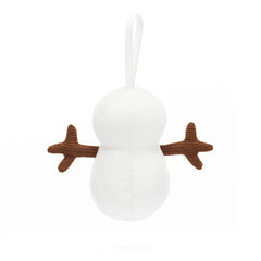 Jellycat Christmas Festive Folly Snowman 15cm