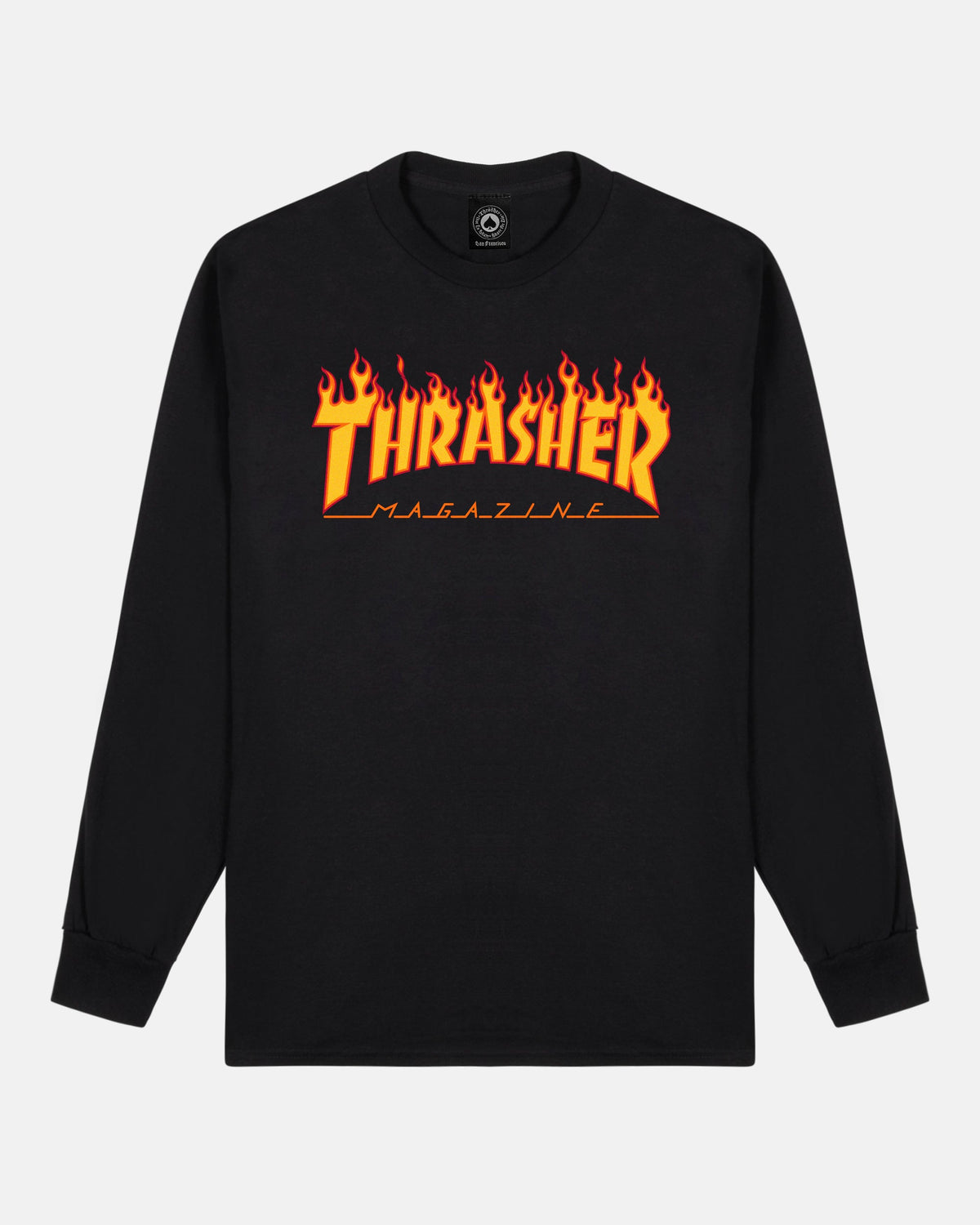 FLAME - LONGSLEEVE - BLACK