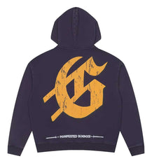 Godspeed Chrome Liberty Zip Up Hoodie Navy