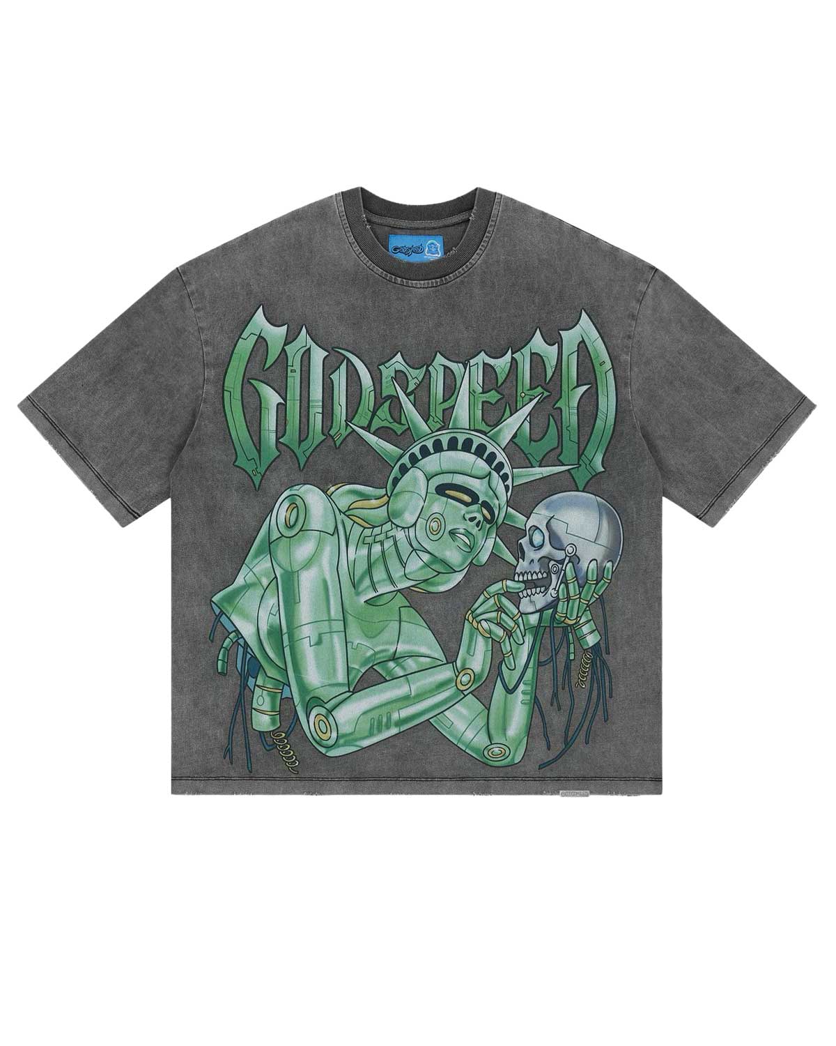 Godspeed Freedoms Protocol Tee Grey