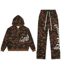Godspeed OG Logo Sweatsuit Brown/Camo