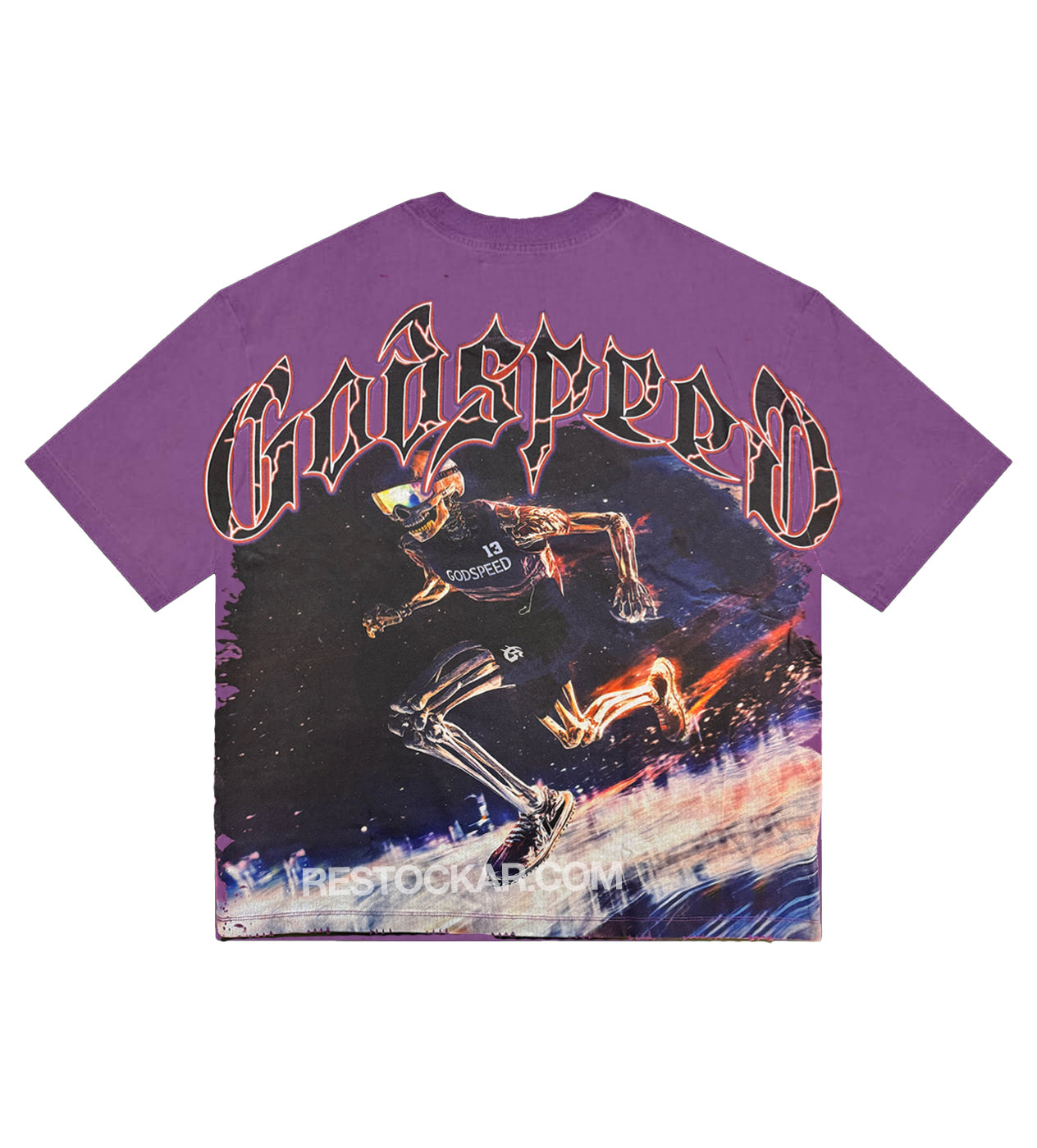 Godspeed Run Club Tee Purple
