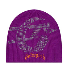 Godspeed Studded Beanie Purple