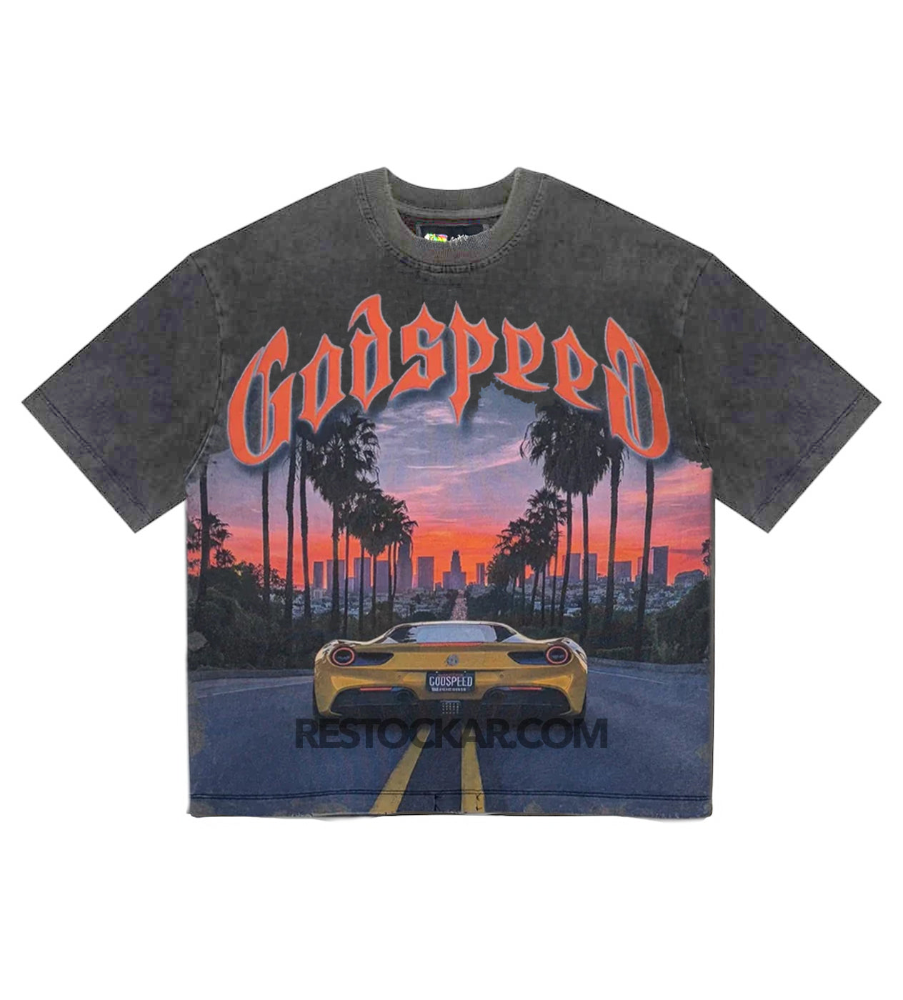 Godspeed Sunset Blvd Tee Grey