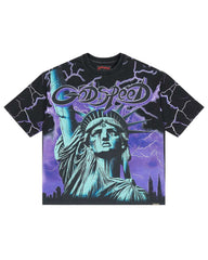 Godspeed Voltage Tee Black/Purple