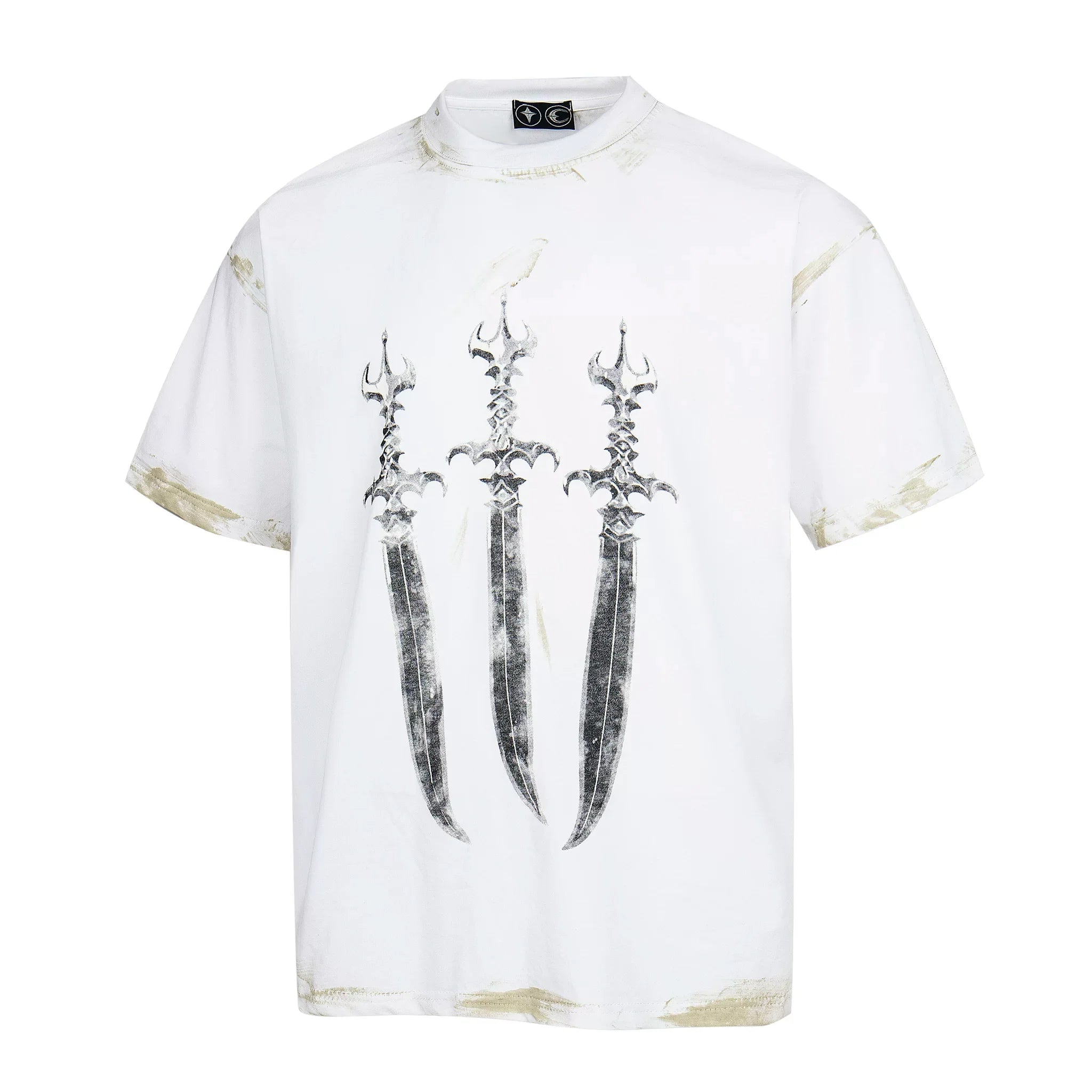 Thug Club Triple‑Sword Vintage Wash Tee