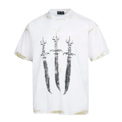 Thug Club Triple‑Sword Vintage Wash Tee