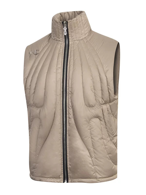 2026 Winter New Thug Club Down Jacket, Vest, Stand up Collar, Zipper, Warm Tank Top, Thickened Casual Coat