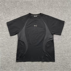 THUG CLUB Patchwork Short-Sleeved T-shirt