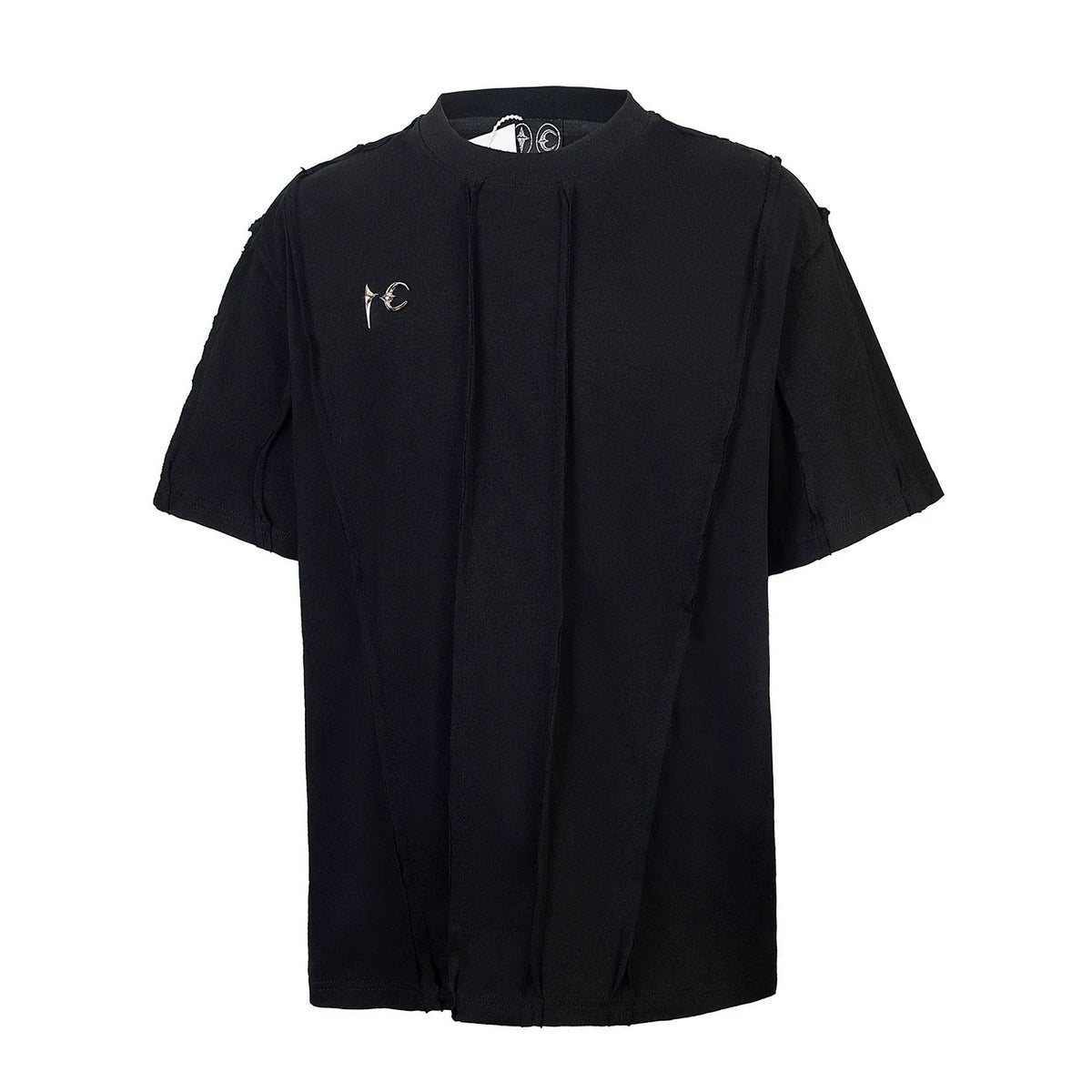 Thug Club Raw Spliced Metal Logo Black Tee