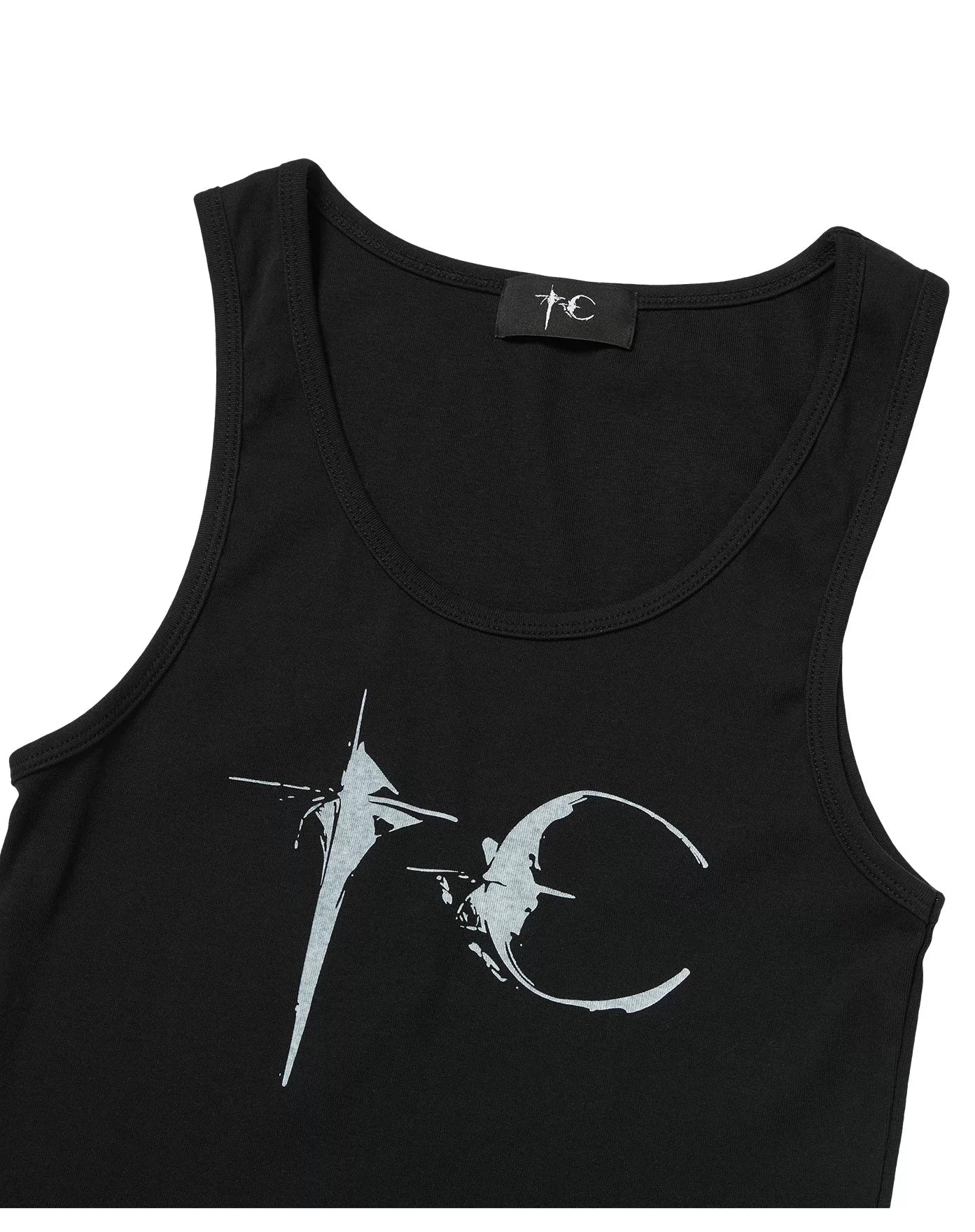 Thug Club American Retro Printed Elastic Sports Sleeveless Tank Top Thin and Versatile Bottom Inner Top Summer