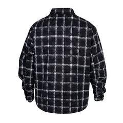 Thug Club American retro checkered long sleeved shirt, men's and women's loose and versatile casual trendy brand jacket jacket, autumn
