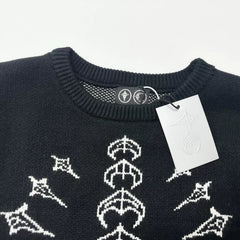 Thug Club 25SS trendy brand thug club new bag heart sand honeycomb knitted loose casual sweater trend