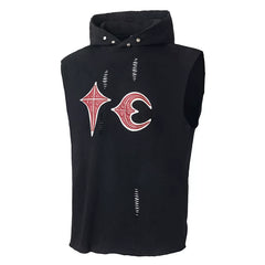 Thug Club Distressed Sleeveless Hooded Vest
