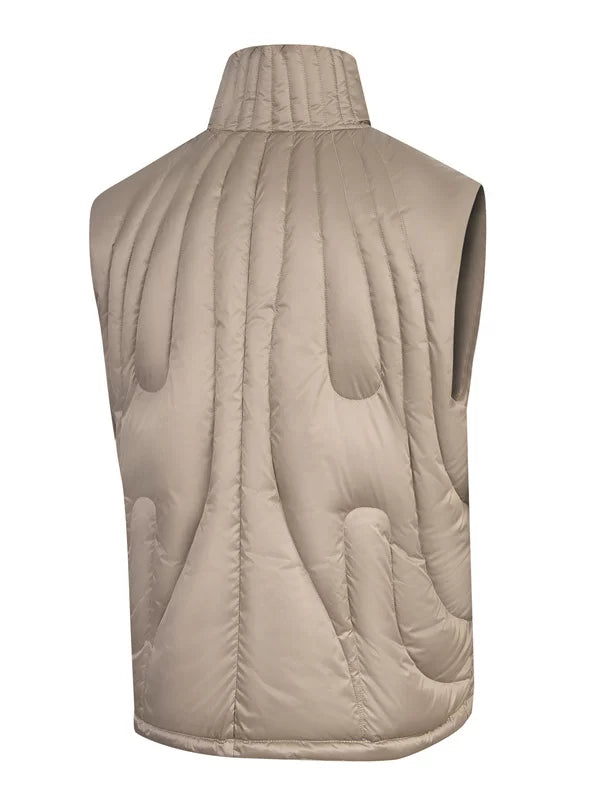2026 Winter New Thug Club Down Jacket, Vest, Stand up Collar, Zipper, Warm Tank Top, Thickened Casual Coat